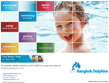 Tablet Screenshot of bangkokdolphins.com